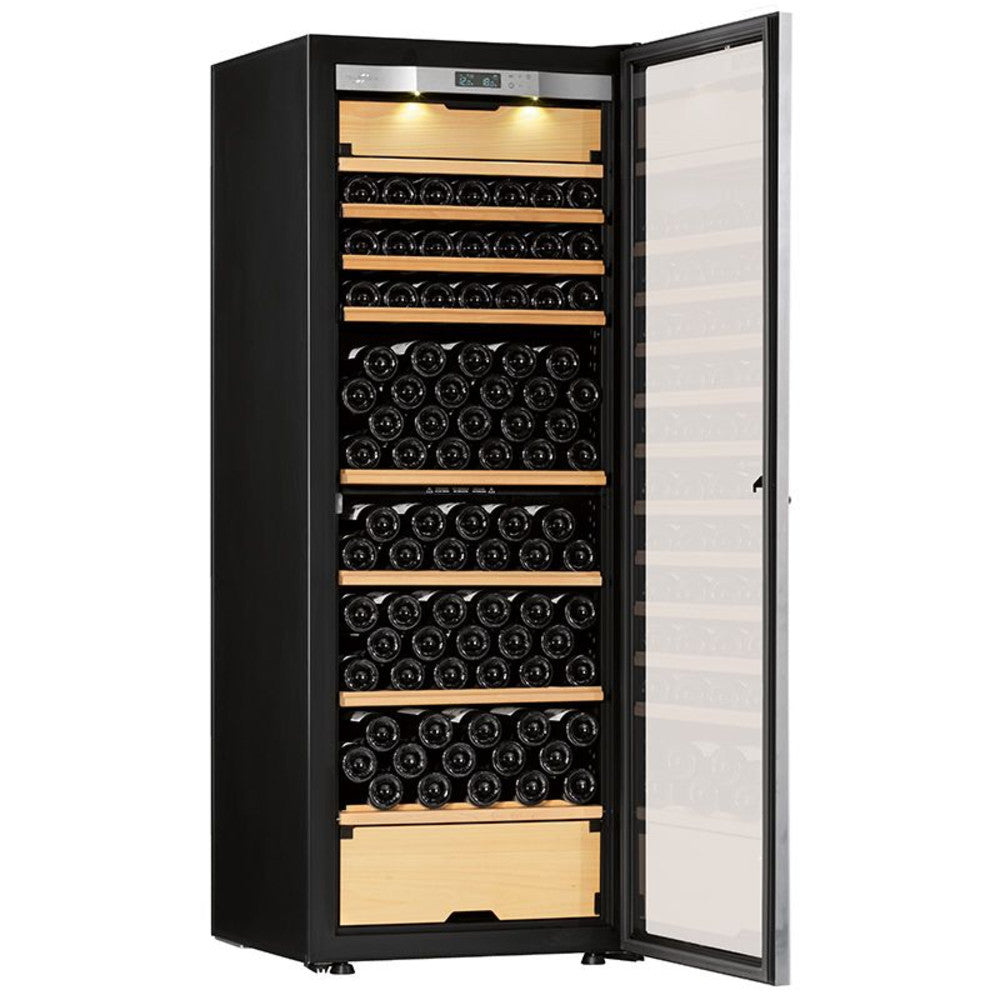 Transtherm Castel Glass Door Black