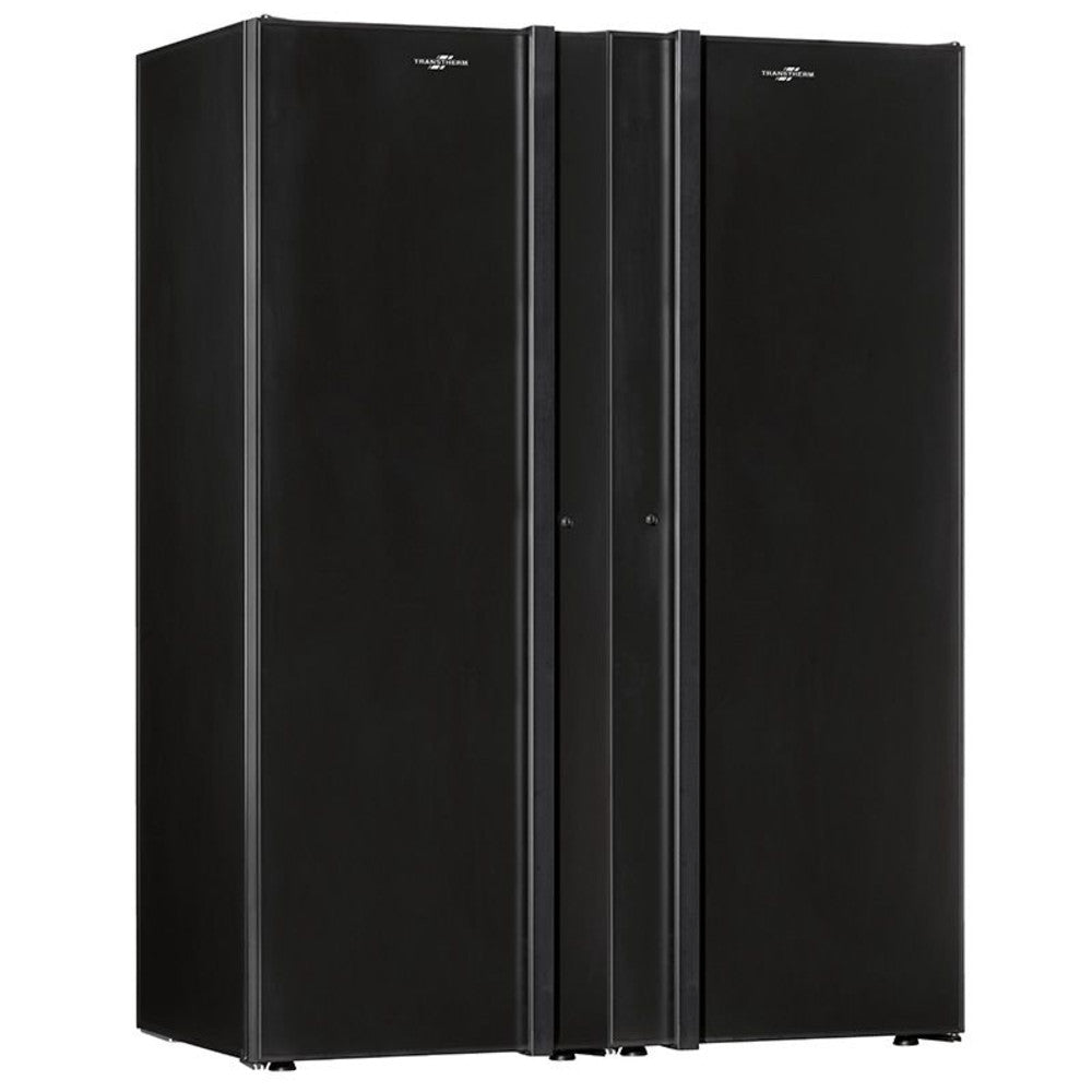 Transtherm Double Ermitage Solid Black Full Shelf