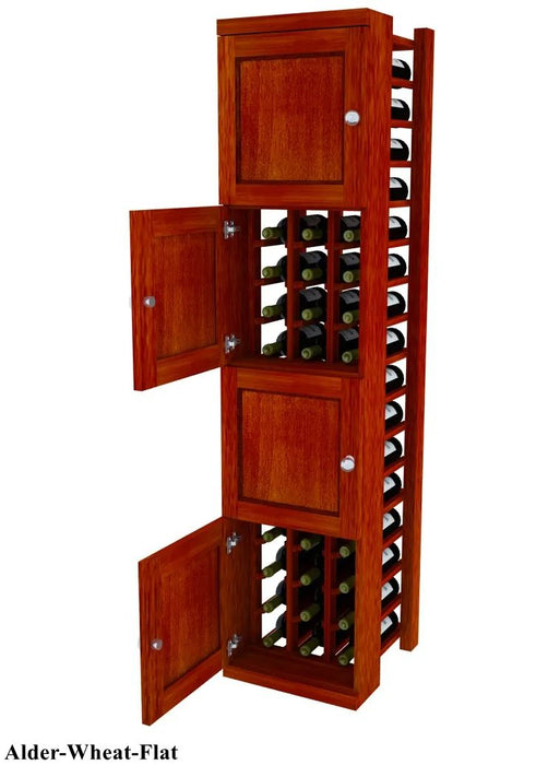 Vinostor Wine Lockers – 4 Locking Bins - 57-5/8″ Tall - Individual Bottles