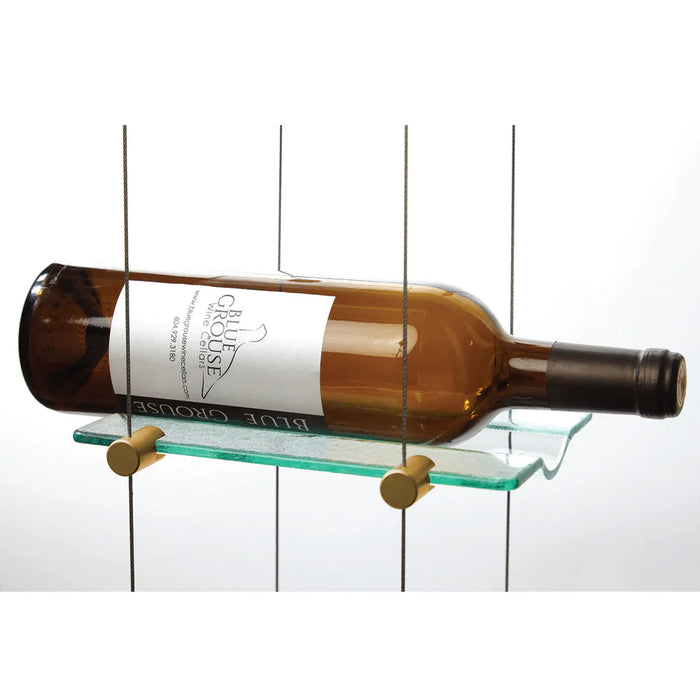 Blue Grouse 12 Bottle Float Cable Wine Racking Display Kit