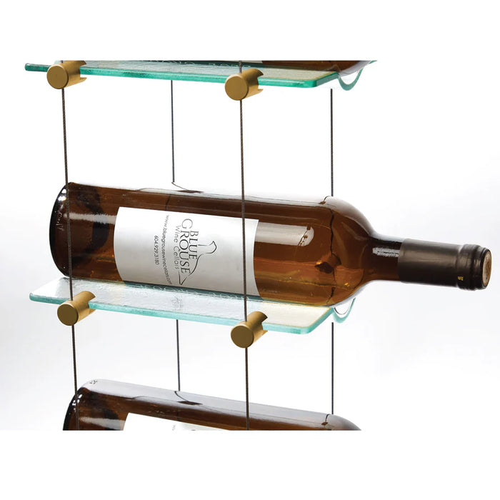 Blue Grouse 6 Bottle Float Cable Wine Racking Display Kit