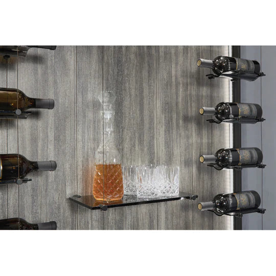 Bottle outlet shelving unit