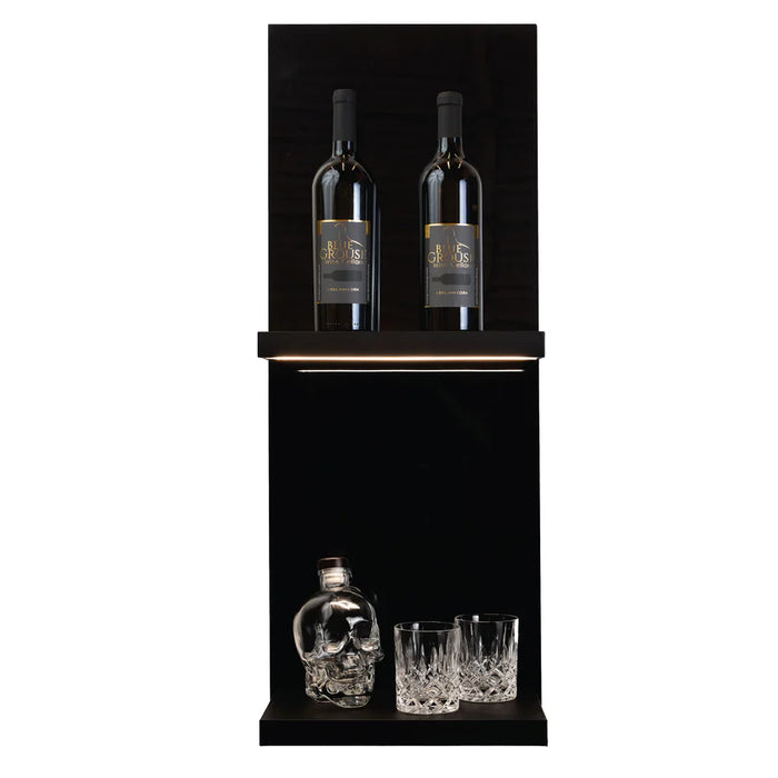 Blue Grouse VINdustry Wine Pegs & Panel Kit - 3 Foot Tall Rectangular, Floating Shelves