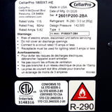 CellarPro 1800XT-HE Cooling Unit (up to 250 cubic feet)