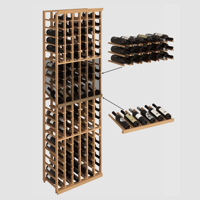 60-Bottle Elite Kit Rack (Individual) 85″H x 14″W