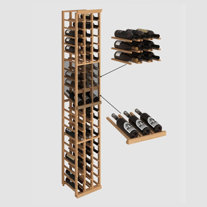 60-Bottle Elite Kit Rack (Individual) 85″H x 14″W