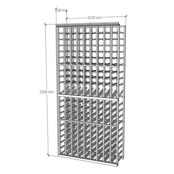 60-Bottle Elite Kit Rack (Individual) 85″H x 14″W