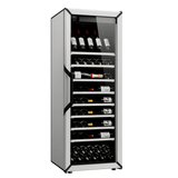 Goguette Wine Fridge Large Unit 150 Bottles White Side View with Presentation Row