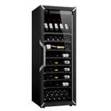 Goguette Wine Fridge Large Unit 150 Bottles Black with Presentation Row