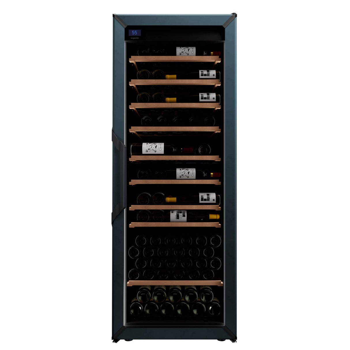 Goguette Wine Fridge Large Unit 150 Bottles Black Front Facing