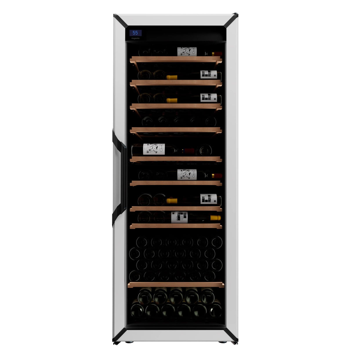 Goguette Wine Fridge Large Unit 150 Bottles White fron view