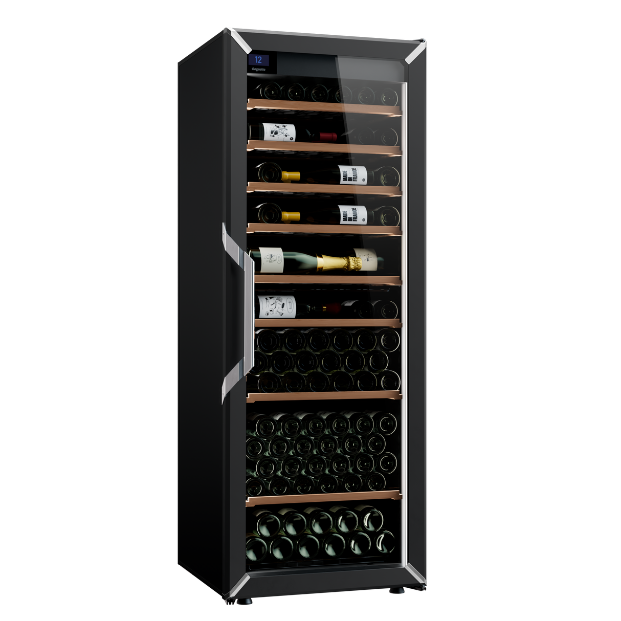 Goguette Wine Fridge Large Unit 150 Bottles Black