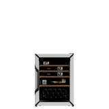 Goguette wine fridge small single zone 50 bottle capacity, white front view