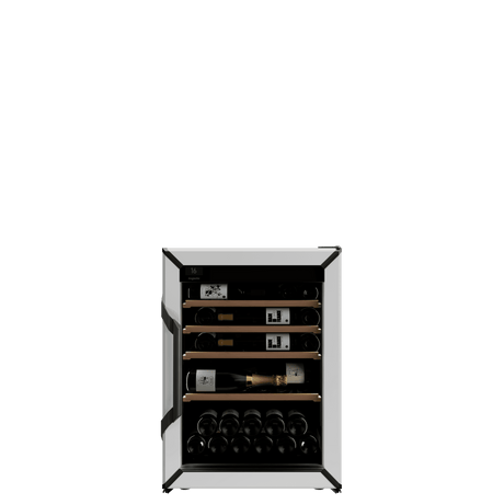 Goguette wine fridge small single zone 50 bottle capacity, white front view