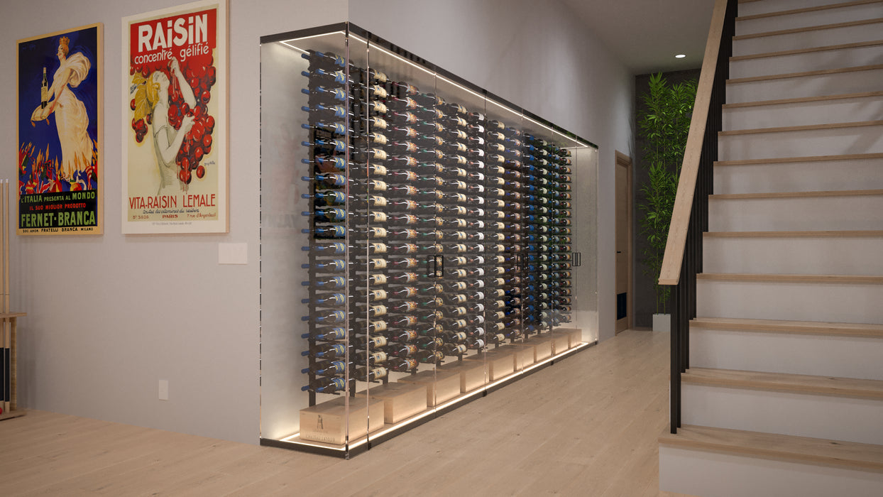 HZ Minimalist Series 1-Sided Wine Rack Display (40 Bottles)