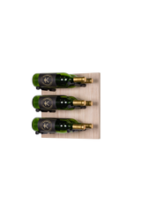 Kessick Wine as Art 14" x 14" Label Forward Textured Panel Wine Rack
