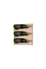 Kessick Wine as Art 14" x 14" Label Forward Textured Panel Wine Rack