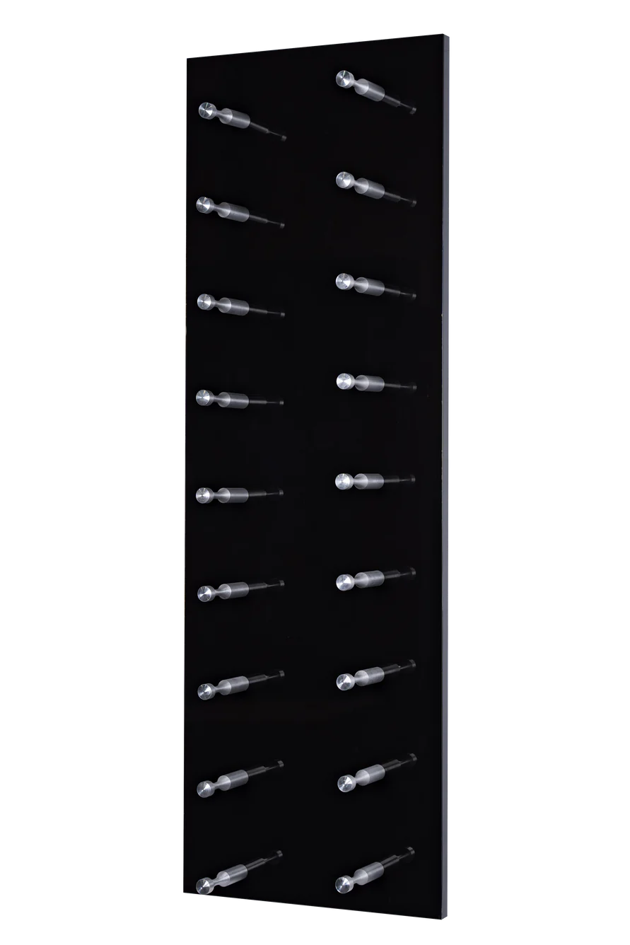 Kessick Wine as Art 14" x 42" Vertical High Gloss Panel Wine Rack