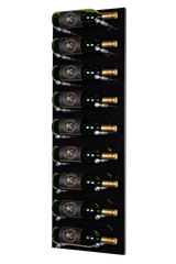 Kessick Wine as Art 14" x 42" Vertical High Gloss Panel Wine Rack