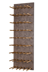 Kessick Wine as Art 14" x 42" Vertical Leather Panel Wine Rack