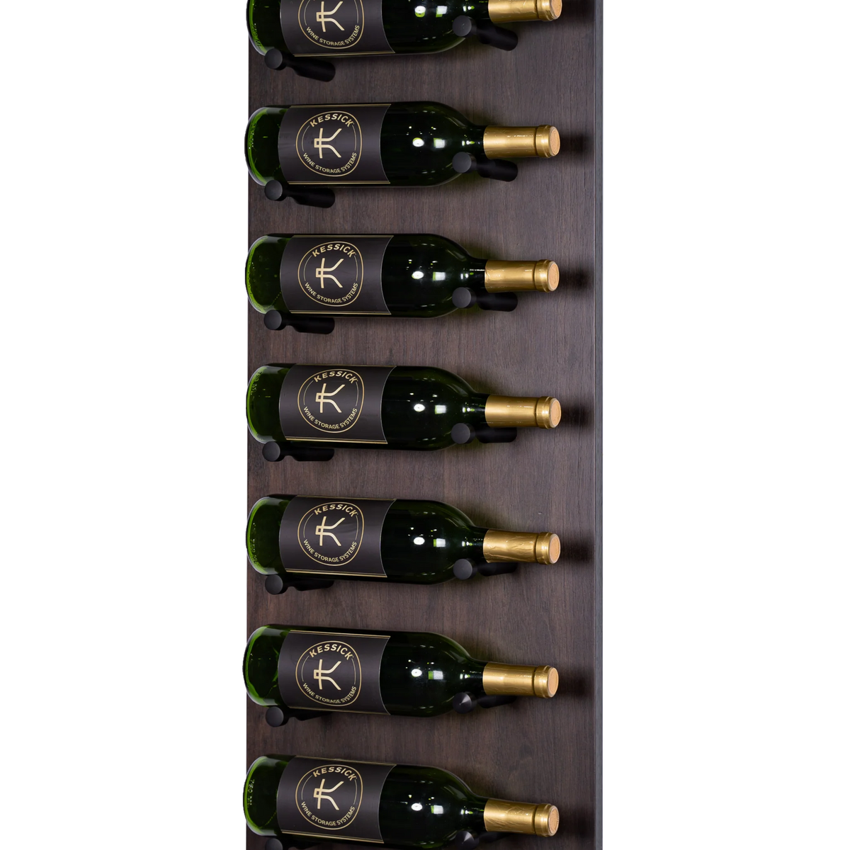 Kessick Wine As Art 14x42 Vertical Wood Panel Wine Rack | White Oak ...