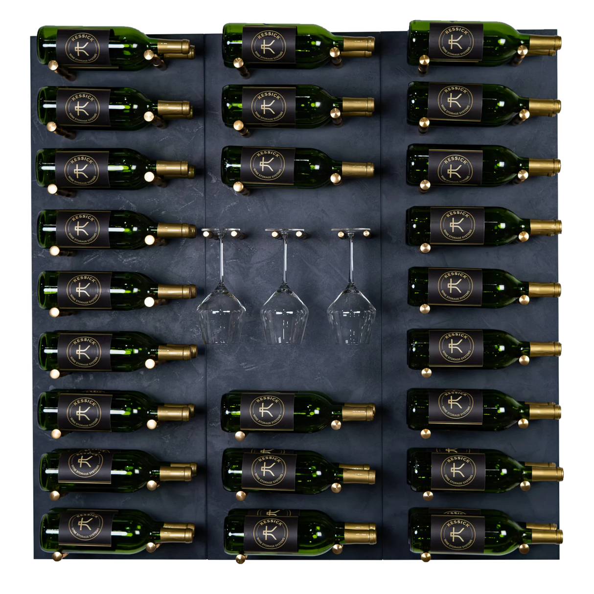 Kessick Wine as Art Highland Park Wine Wall