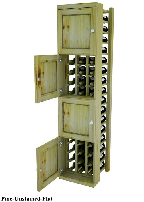 Vinostor Wine Lockers – 4 Locking Bins - 57-5/8″ Tall - Individual Bottles