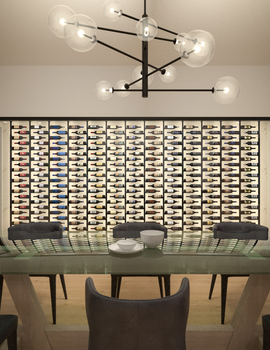 ST Minimalist Series 1-Sided Wine Rack Display (20 Bottles)