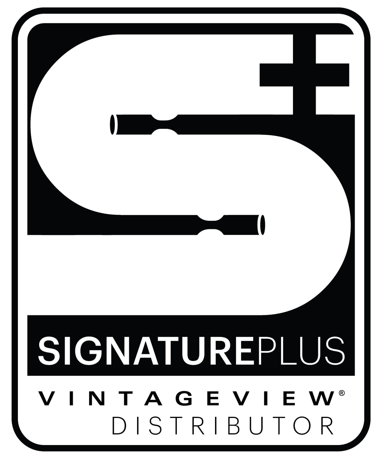 VintageView Cognac Leather Vino Rail wine peg