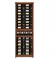 Kessick Tower Series 96-Bottle Hardwood Wine Cabinet