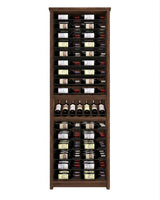 Kessick Tower Series 96-Bottle Hardwood Wine Cabinet