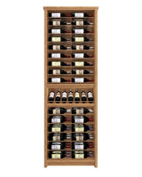 Kessick Tower Series 96-Bottle Hardwood Wine Cabinet