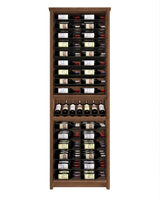 Kessick Tower Series 96-Bottle Hardwood Wine Cabinet