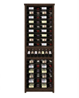 Kessick Tower Series 96-Bottle Hardwood Wine Cabinet
