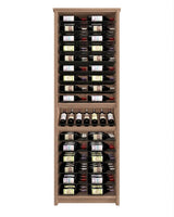 Kessick Tower Series 96-Bottle Hardwood Wine Cabinet