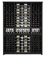 Kessick Tower Series 256-Bottle Hardwood Wine Cabinet