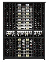 Kessick Tower Series 256-Bottle Hardwood Wine Cabinet