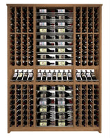 Kessick Tower Series 256-Bottle Hardwood Wine Cabinet