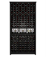 Kessick Tower Series 180-Bottle Hardwood Wine Cabinet