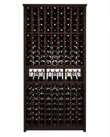Kessick Tower Series 180-Bottle Hardwood Wine Cabinet