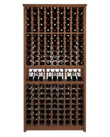 Kessick Tower Series 180-Bottle Hardwood Wine Cabinet