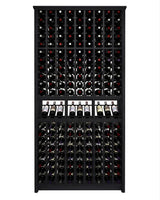 Kessick Tower Series 180-Bottle Hardwood Wine Cabinet