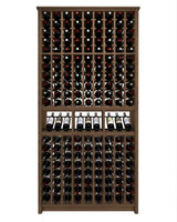 Kessick Tower Series 180-Bottle Hardwood Wine Cabinet