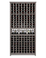 Kessick Tower Series 180-Bottle Hardwood Wine Cabinet