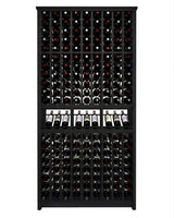 Kessick Tower Series 180-Bottle Hardwood Wine Cabinet