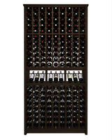 Kessick Tower Series 180-Bottle Hardwood Wine Cabinet