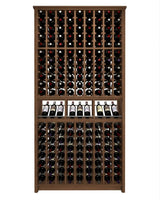Kessick Tower Series 180-Bottle Hardwood Wine Cabinet