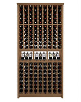 Kessick Tower Series 180-Bottle Hardwood Wine Cabinet