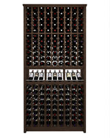 Kessick Tower Series 180-Bottle Hardwood Wine Cabinet
