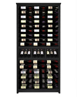 Kessick Tower Series 144-Bottle Hardwood Wine Cabinet